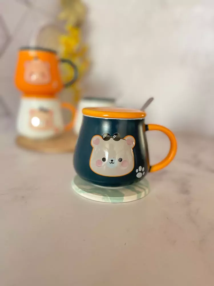 ماگ  طرح برجسته خرسی