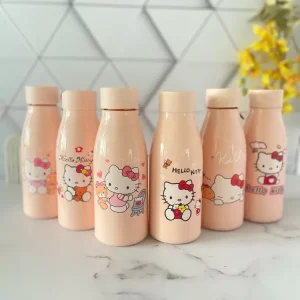 بطری آب شیشه ای طرح کیتی