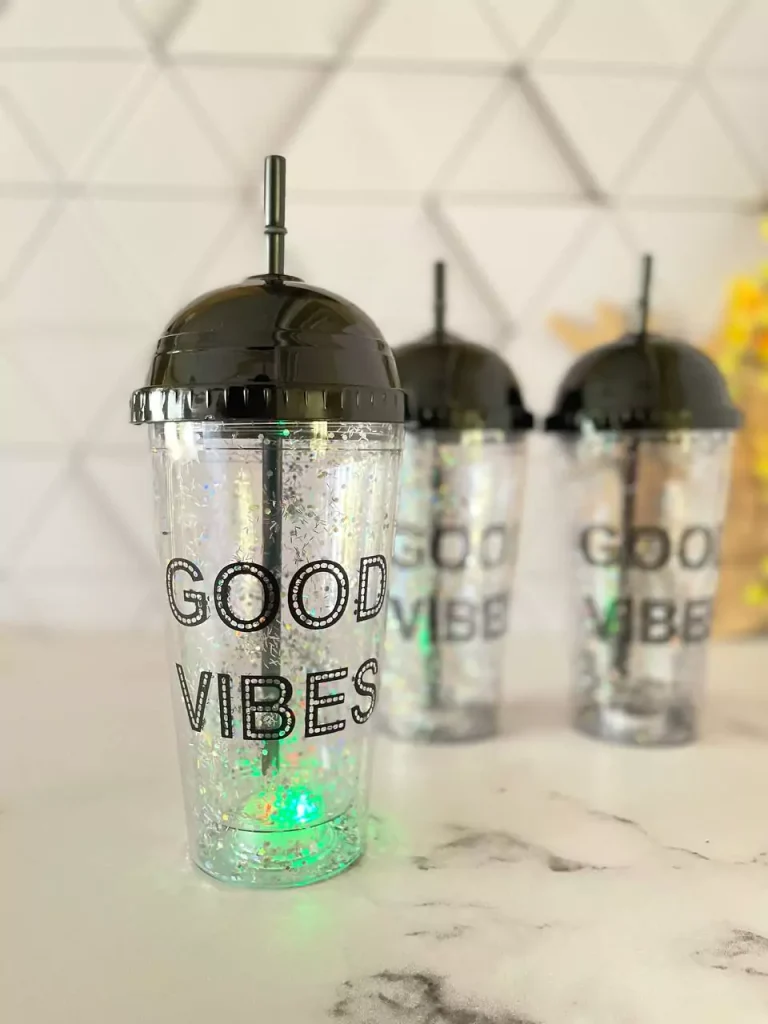 اسموتی چراغ دار GOOD VIBES