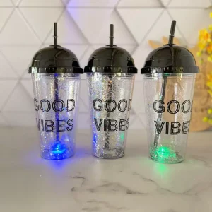 اسموتی چراغ دار GOOD VIBES