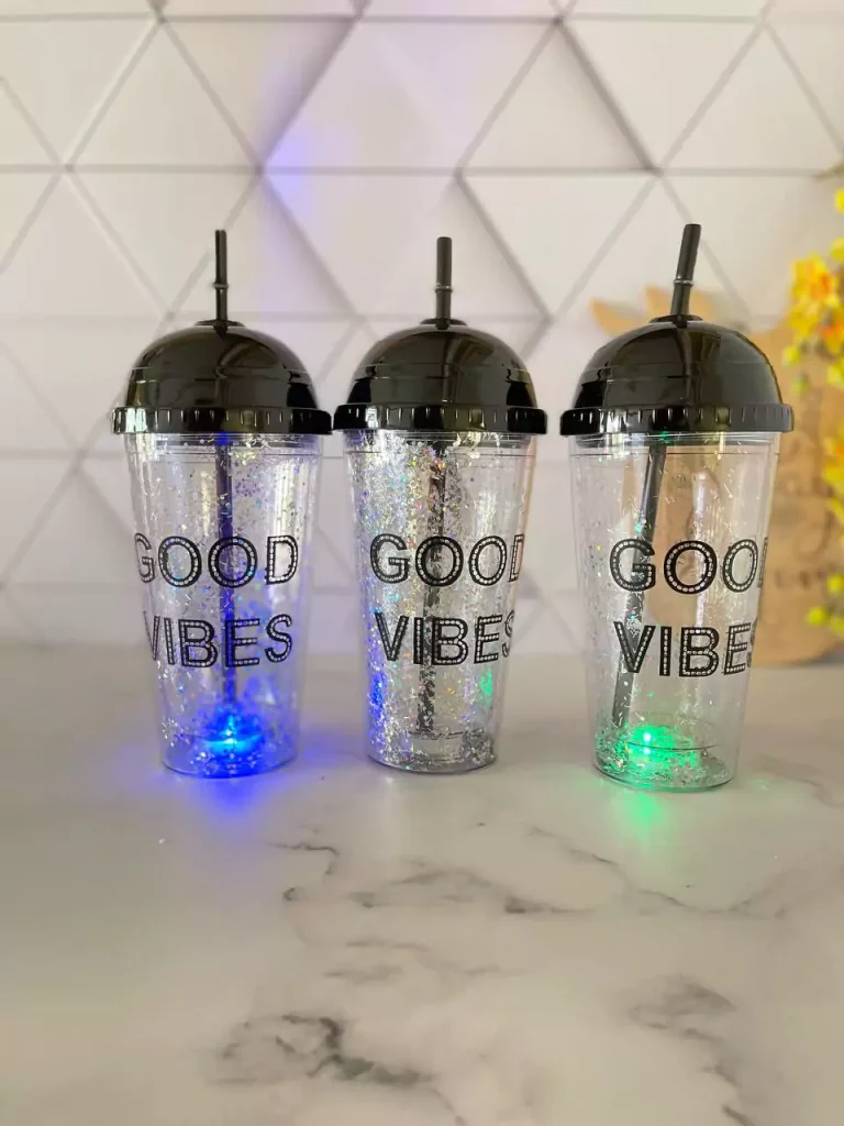 اسموتی چراغ دار GOOD VIBES