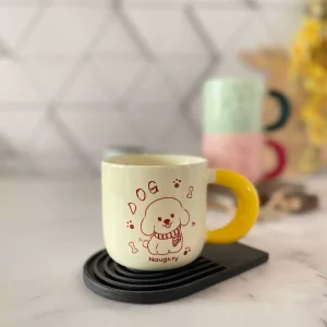 ماگ فانتزی دسته رنگی