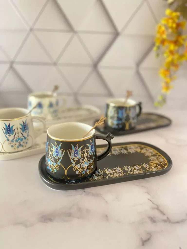 ست فنجون و زیره طرح سنتی