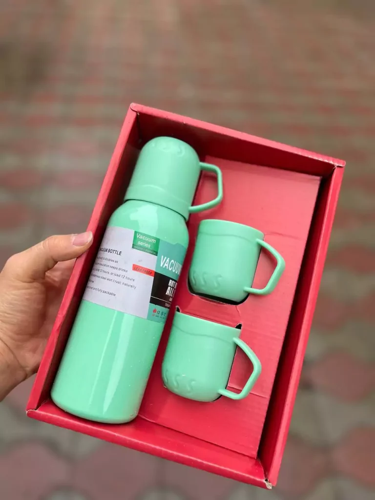 فلاسک سه کاپ جعبه کادویی