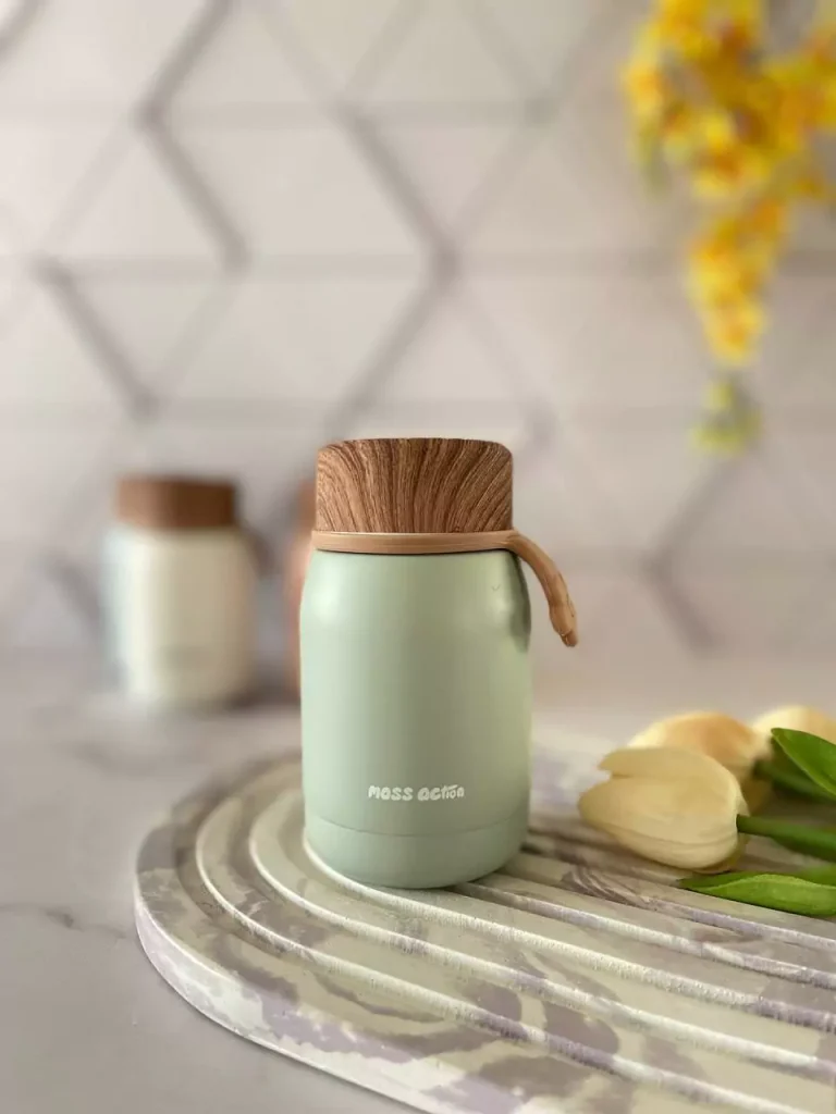 مینی تراول ماگ درب چوبی