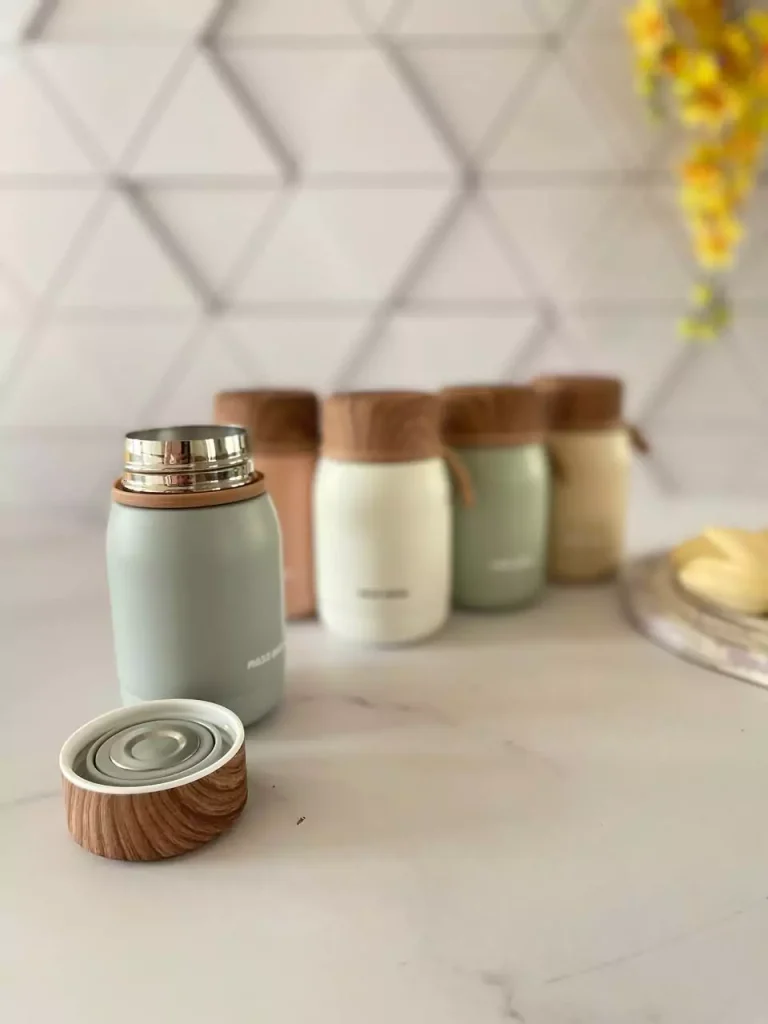 مینی تراول ماگ درب چوبی