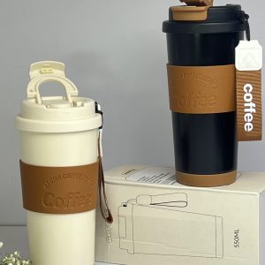تراول ماگ طرح Coffee استیل 316/ 550 میلی لیتری