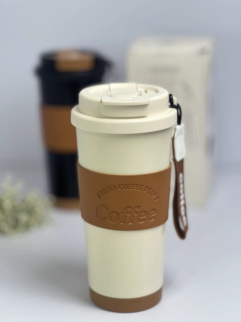 تراول ماگ طرح Coffee استیل 316/ 550 میلی لیتری