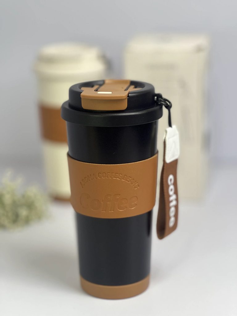 تراول ماگ طرح Coffee استیل 316/ 550 میلی لیتری