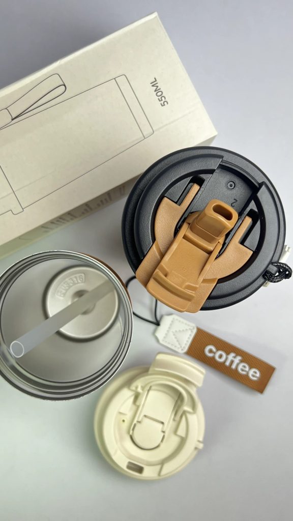تراول ماگ طرح Coffee استیل 316/ 550 میلی لیتری