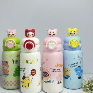 تراول ماگ/فلاسک استیل 316 طرح کارتونی 600 میلی لیتری