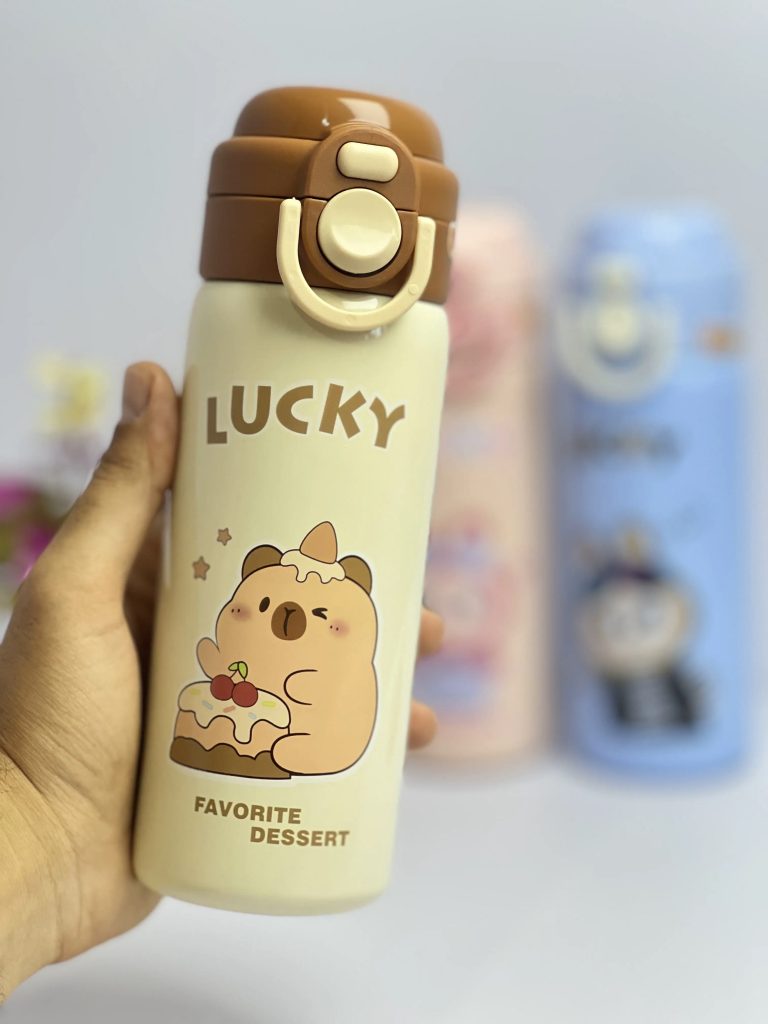 تراولماگ طرح لبوبو LUCKY استیل 316/ 500 میلی لیتری